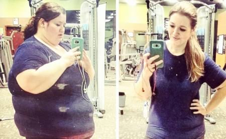Borítókép: Ez a lány 130 kilót fogyott másfél év alatt, mindössze 2 trükk segítségével (és egyik sem fogyasztótabletta volt)