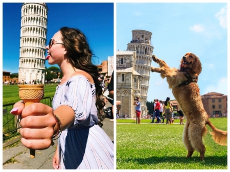Borítókép: Ezek megőrültek! Turisták, akik ellopják a show-t a pisai ferde toronytól!