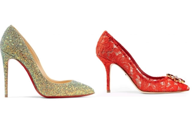 1. Christian Louboutin, 560 euró, 2. Dolce & Gabbana, 695 euró