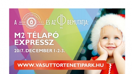 Borítókép: M2 Télapó Expressz indul  a Nyugati pályaudvarról a Vasúttörténeti Parkba!