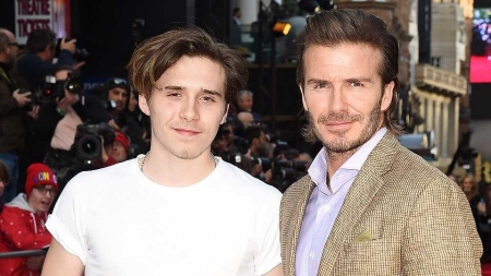 Borítókép: Vagány apa-fia szelfikkel köszönti az újévet David Beckham