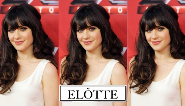 Borítókép: Amit most mindenki akar! Zooey Deschanel is az év legtrendibb frizuráját vágatta magának, és zseniálisan áll neki