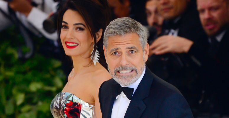 "És hol vannak a gyerekek?" - George és Amal Clooney meglepő helyen rejtegették ikreiket a MET-gálán