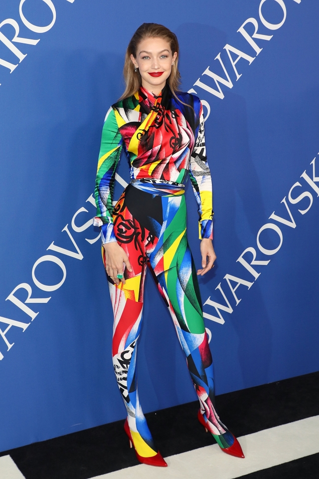Gigi Hadid, Gigia Hadid stílusa, Gigi Hadid vörös szőnyeg, CFDAFashionAwards, CFDAFashionAwards 2018