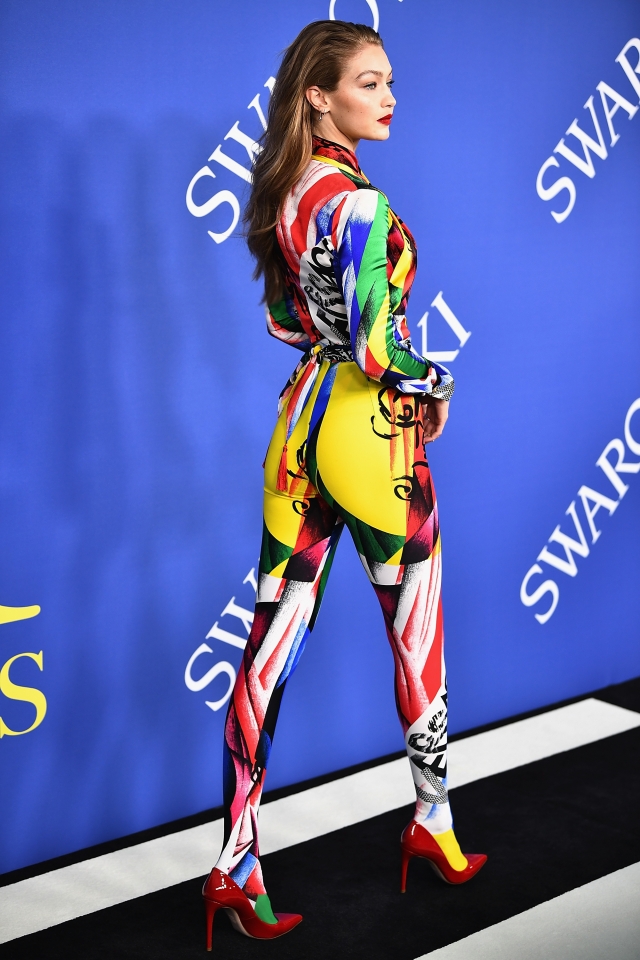 Gigi Hadid, Gigia Hadid stílusa, Gigi Hadid vörös szőnyeg, CFDAFashionAwards, CFDAFashionAwards 2018