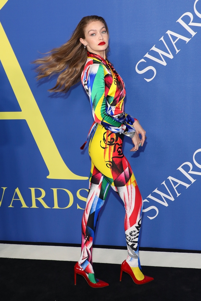 Gigi Hadid, Gigia Hadid stílusa, Gigi Hadid vörös szőnyeg, CFDAFashionAwards, CFDAFashionAwards 2018