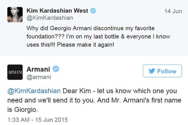 kim kardashian,giorgio armani