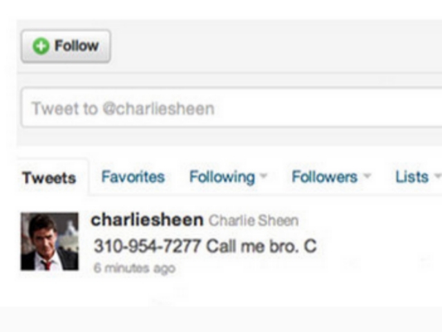 charlie sheen,twitter