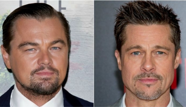 Borítókép: Megérkezett az első fotó Brad Pitt és Leonardo Dicaprio közös filmjéből!