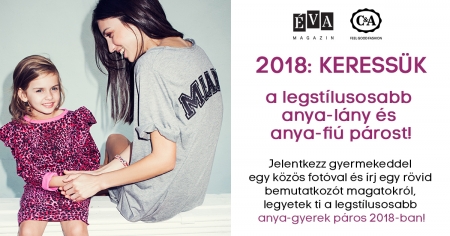 Borítókép: Az Éva magazin keresi a legstílusosabb anya-lány és anya-fiú párost!