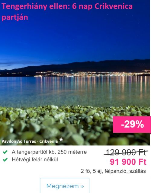 horvátország,nyaralás,olcsó