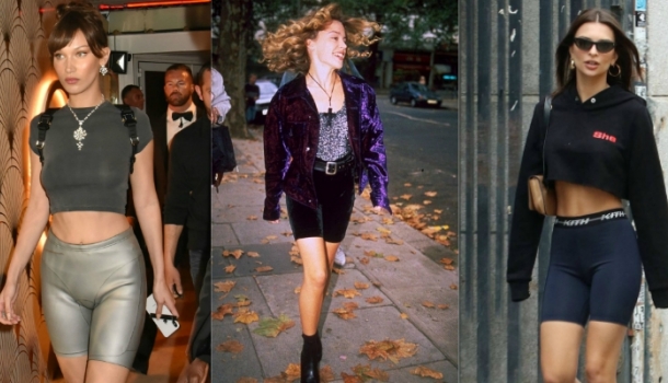 Borítókép: 1 perc celebstílus: A 80-as évek még mindig hódít, és vele együtt a biciklis nadrág is