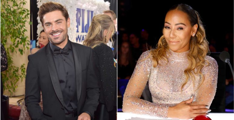 zac efron,mel b,románc