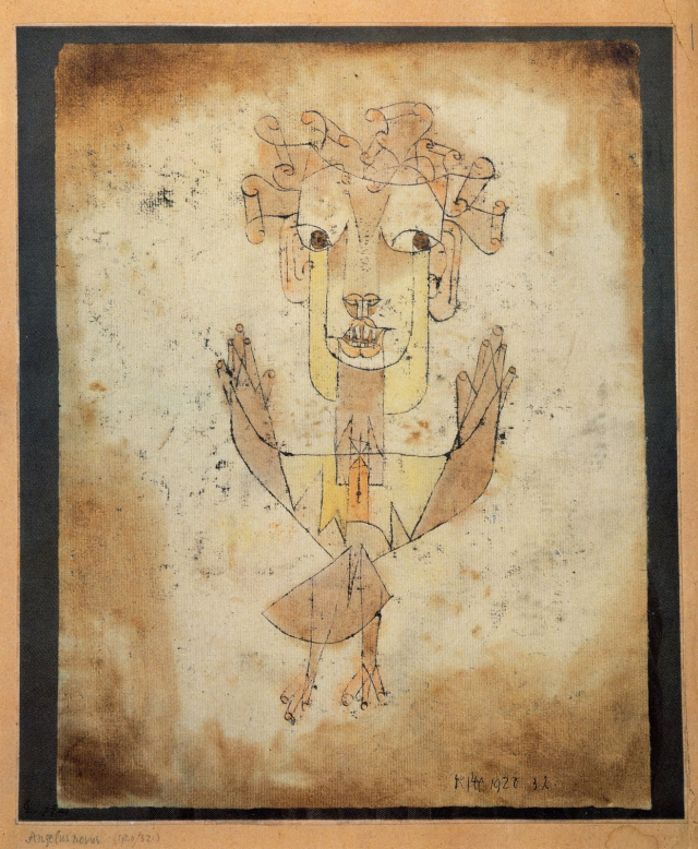 paul klee,angelus novus,új angyal,new angel