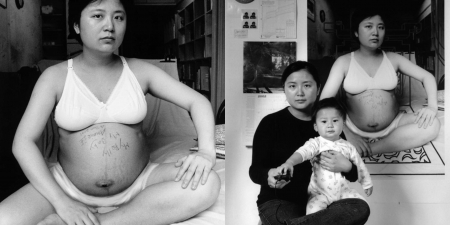 Anna Wang,fotósorozat,gyerek,anya,fotó