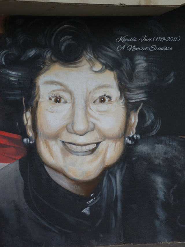 komlós juci,színésznő,szomszédok,évforduló