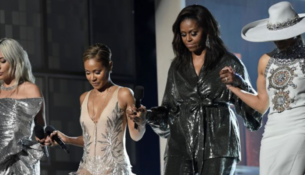 Borítókép: Az ex First Lady, Michelle Obama a Grammy-n parádézott