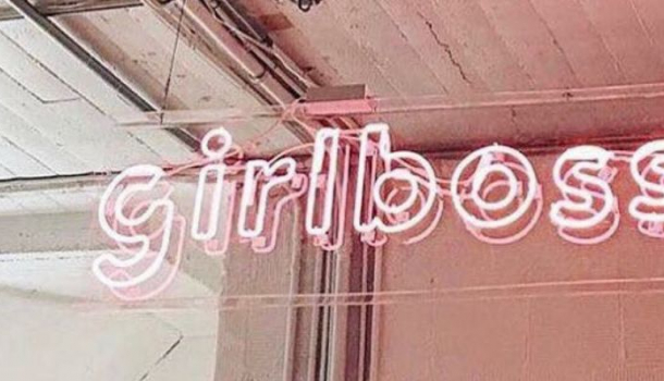 girlboss,neon,sign,üzenet,inspiralo