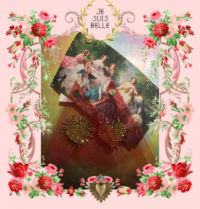 fülbevaló,tüll,magyar tervező,Je Suis Belle