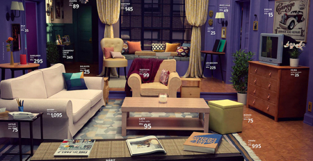 Borítókép: Ikonikus sorozatok nappalijait keltette életre az Ikea