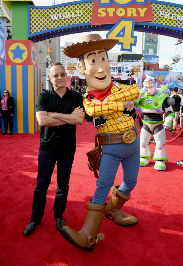 Tom Hanks és Woody,Tom Hanks,woody,toy story 4