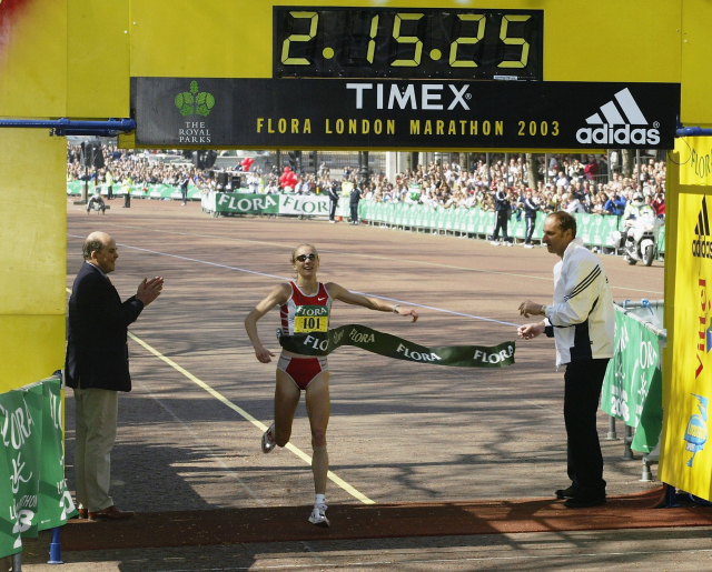futás nőként,Paula Radcliffe,maraton,női világcsúcs,London Maraton