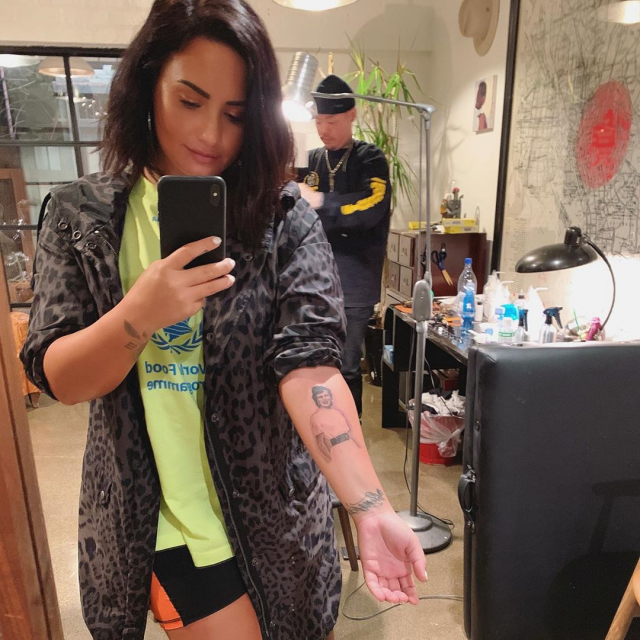 Demi Lovato,tetoválás,új tetoválás