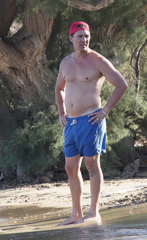 Matthew McConaughey,színész,aputest