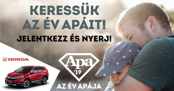 Borítókép: Keressük az Év Apáit!