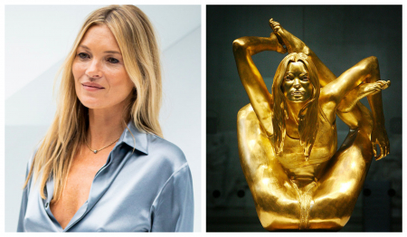 kate moss,szobor
