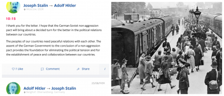 ii. világháború,közösségi média