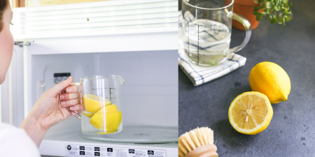 mikró,mikró tisztítás,praktika,takarítás,citrom