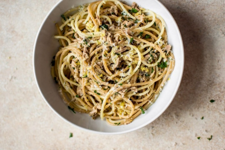 recept,tonhalas észta,tészta,ebéd,vacsora,vegetáiánus étel