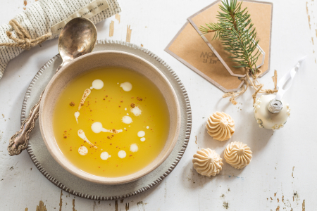 Borítókép: Karácsonyra pont jó lesz: laktózmentes vegán borleves