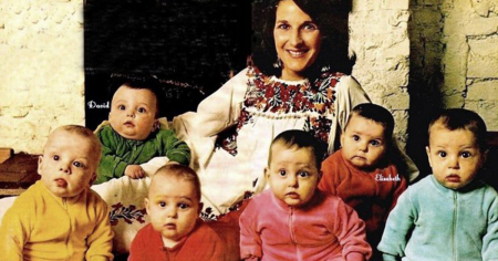 Borítókép: Hatos ikrek egyenesen a ködbe vesző 70-es évekből