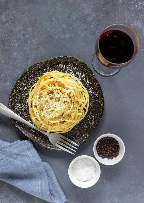 cacio e pepe,recept,tészta,egyszemélyes recept
