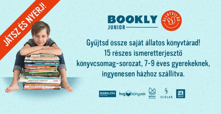 Borítókép: Nyerd meg a BOOKLY Junior „Állatvilág” könyvcsomag sorozatot!