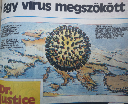 Borítókép: A Kockás képregény már 1982-ben megjósolta a koronavírust