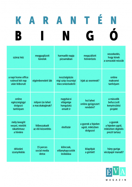 Borítókép: Karantén bingó: mentsd el és/vagy nyomtasd ki 