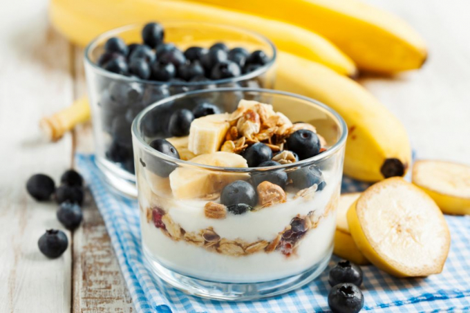 banán,granola