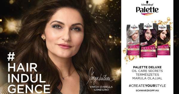 Borítókép: A gyönyörű magyar színésznő lett a megújult Palette Deluxe márka új reklámarca