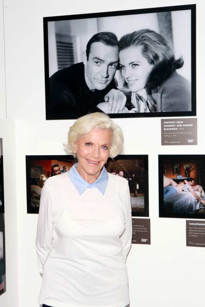 Honor Blackman, 2015
