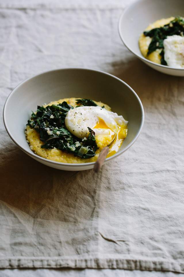 puliszka,recept,buggyantott tojás,ebéd,vacsora