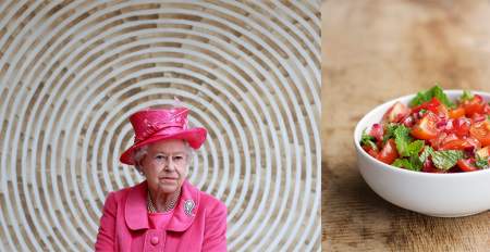 recept,saláta,brit királyi család,Erzsébet királynő