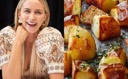 sült burgonya,recept,Emily Blunt,sült krumpli