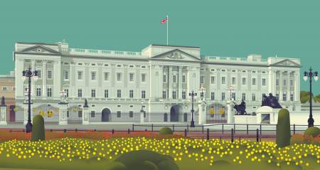 Buckingham-palota,alaprajz,brit királyi család