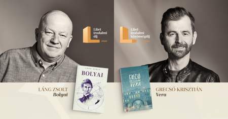 Borítókép: A Libri online díjátadó gáláján tüntették ki Grecsó Krisztiánt és Láng Zsoltot