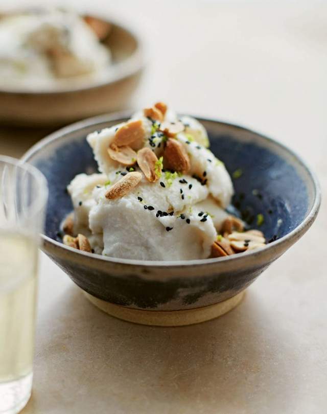 kókusz-sorbet,recept,fagylalt,mogyoró