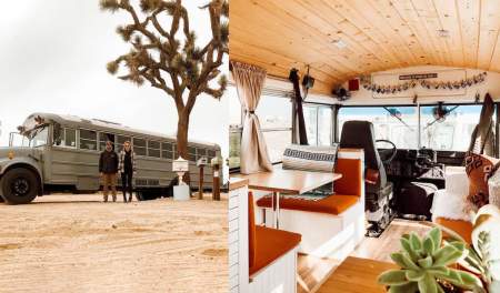 Borítókép: Felpimpelt iskolabusz, avagy apró otthon négykeréken