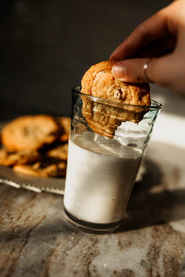teljes kiőrlésű csokis keksz,recept,